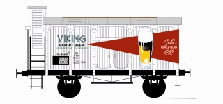 BuBi Model H040095 - H0 -  Bierwagen Viking